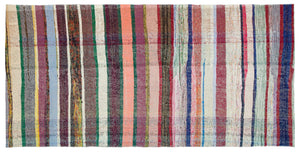 Chaput Over Dyed Kilim Rug 4'5'' x 8'11'' ft 135 x 272 cm