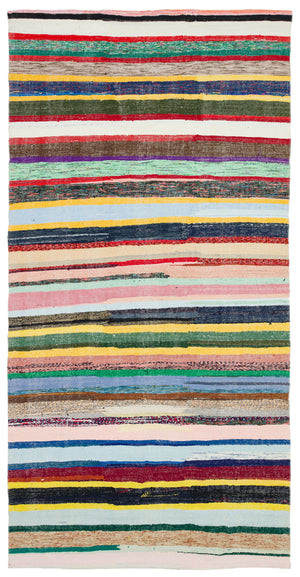 Chaput Over Dyed Kilim Rug 5'11'' x 11'4'' ft 180 x 346 cm