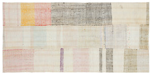 Chaput Over Dyed Kilim Rug 4'1'' x 8'4'' ft 125 x 254 cm