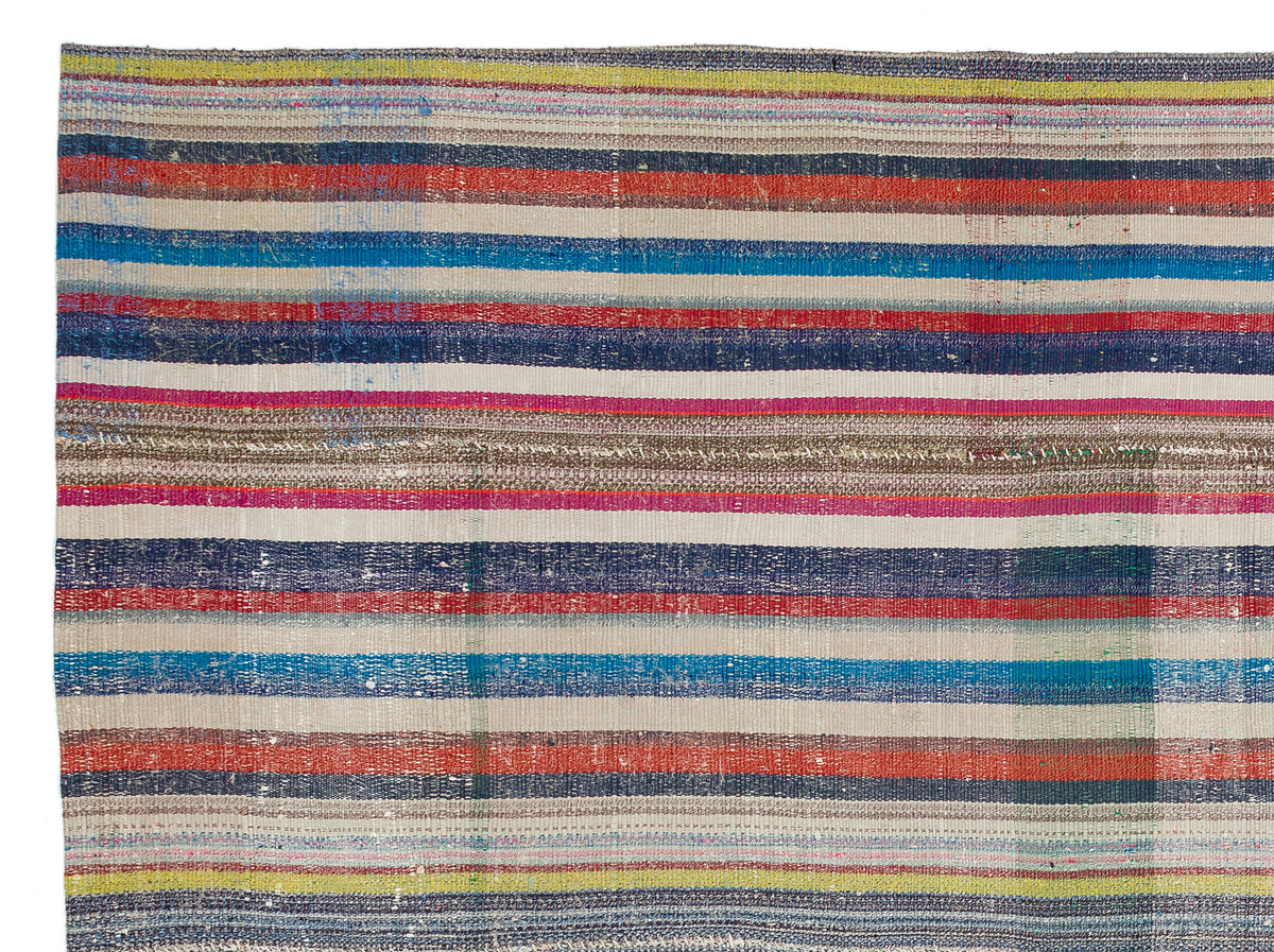 Chaput Over Dyed Kilim Rug 6&#39;8&#39;&#39; x 8&#39;8&#39;&#39; ft 202 x 265 cm