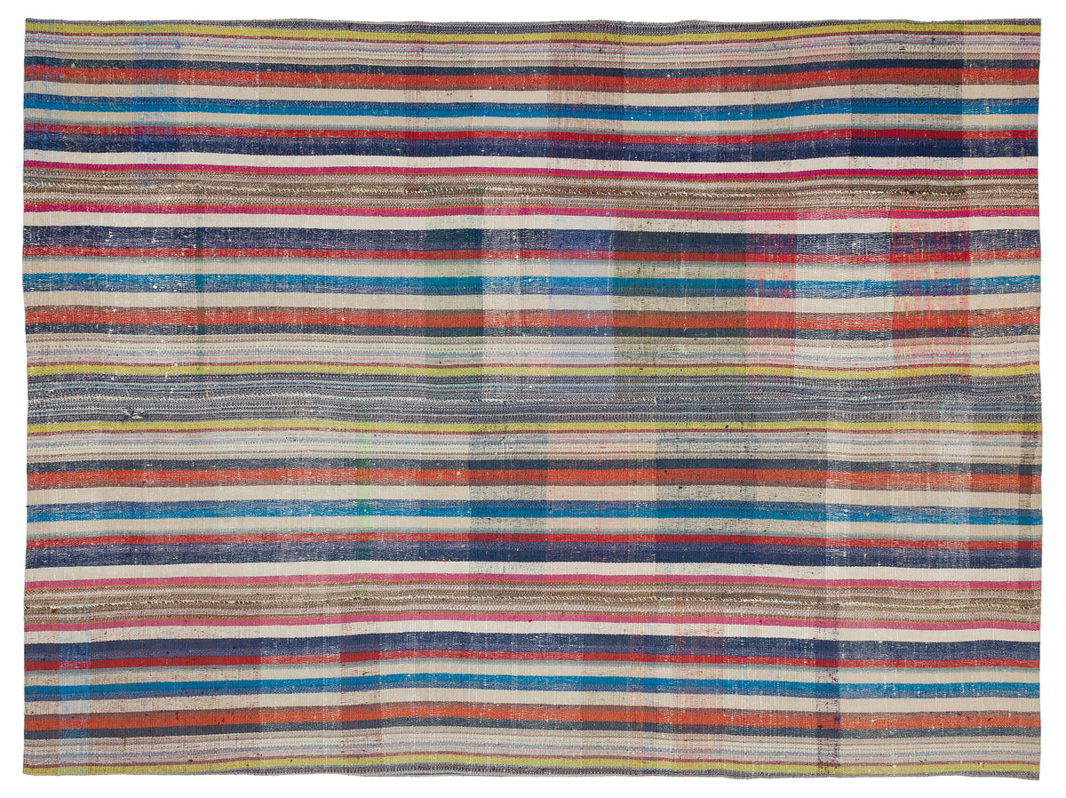 Chaput Over Dyed Kilim Rug 6&#39;8&#39;&#39; x 8&#39;8&#39;&#39; ft 202 x 265 cm