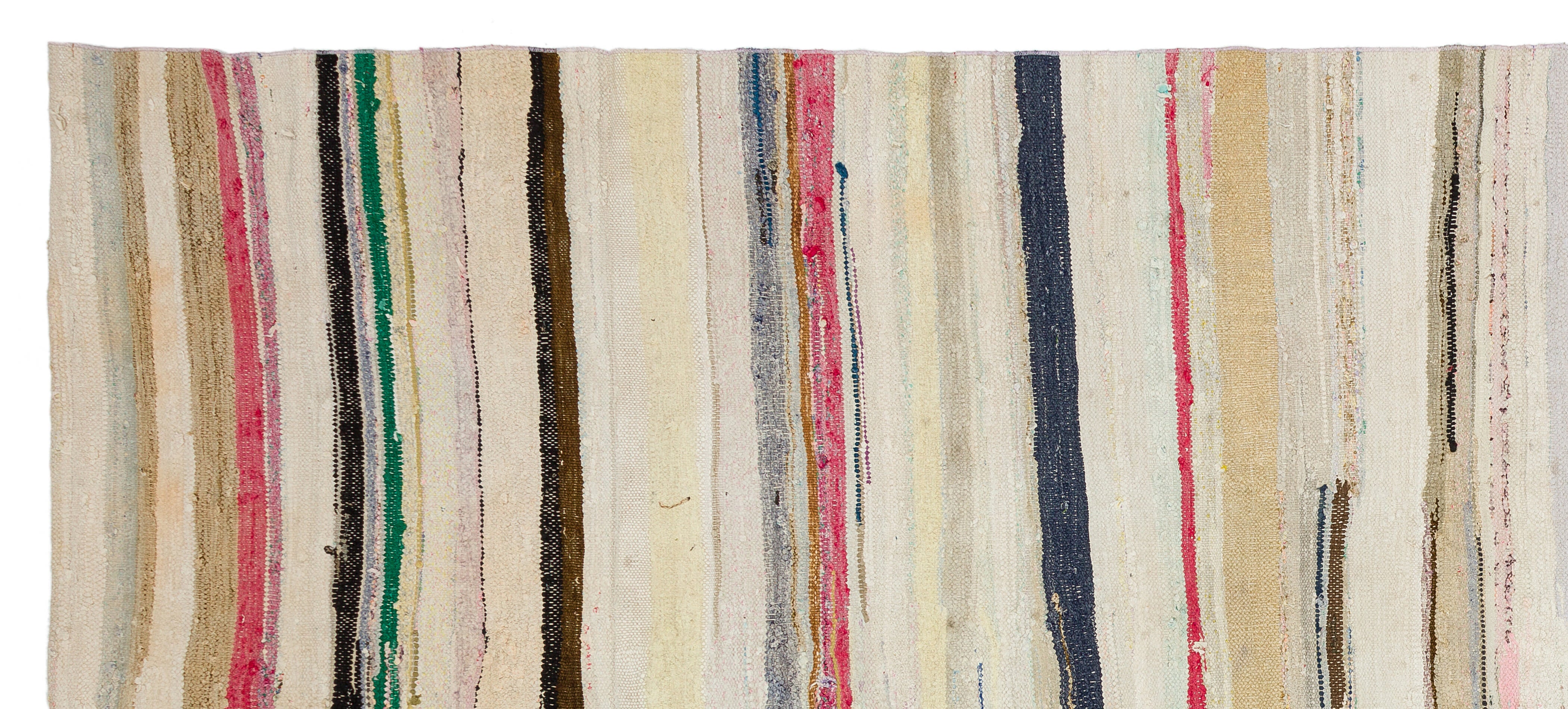 Chaput Over Dyed Kilim Rug 5'5'' x 12'4'' ft 166 x 377 cm
