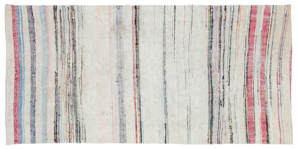Chaput Over Dyed Kilim Rug 3'12'' x 8'4'' ft 121 x 253 cm