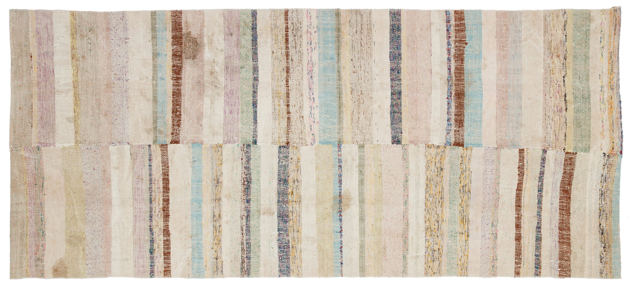 Chaput Over Dyed Kilim Rug 4'4'' x 9'9'' ft 132 x 297 cm