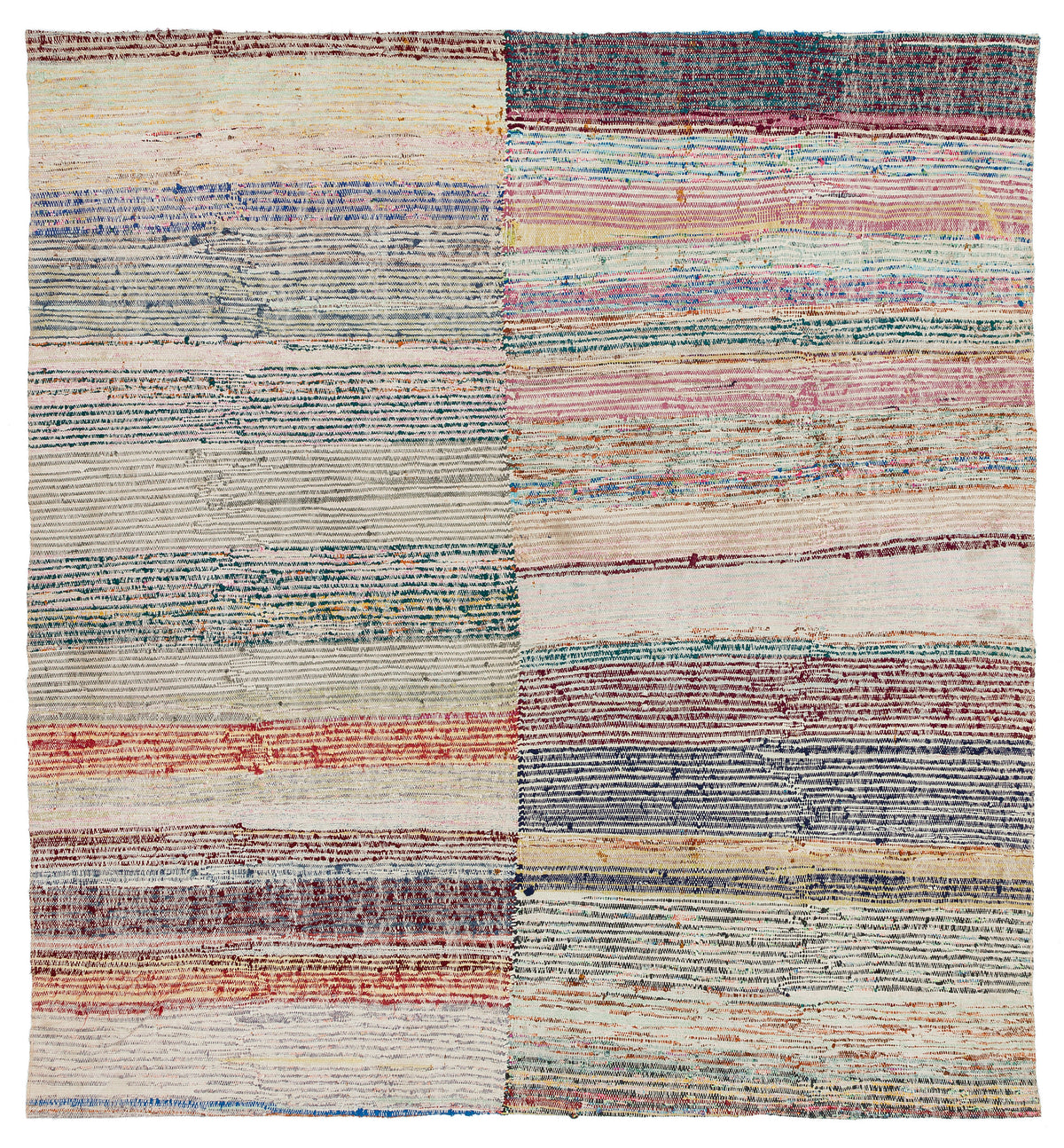 Chaput Over Dyed Kilim Rug 5&#39;9&#39;&#39; x 6&#39;2&#39;&#39; ft 174 x 187 cm