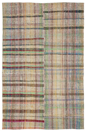 Chaput Over Dyed Kilim Rug 5'11'' x 9'1'' ft 180 x 277 cm