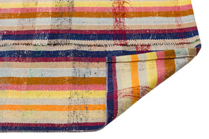 Chaput Over Dyed Kilim Rug 6'4'' x 6'12'' ft 193 x 213 cm