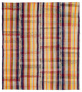 Chaput Over Dyed Kilim Rug 6'4'' x 6'12'' ft 193 x 213 cm