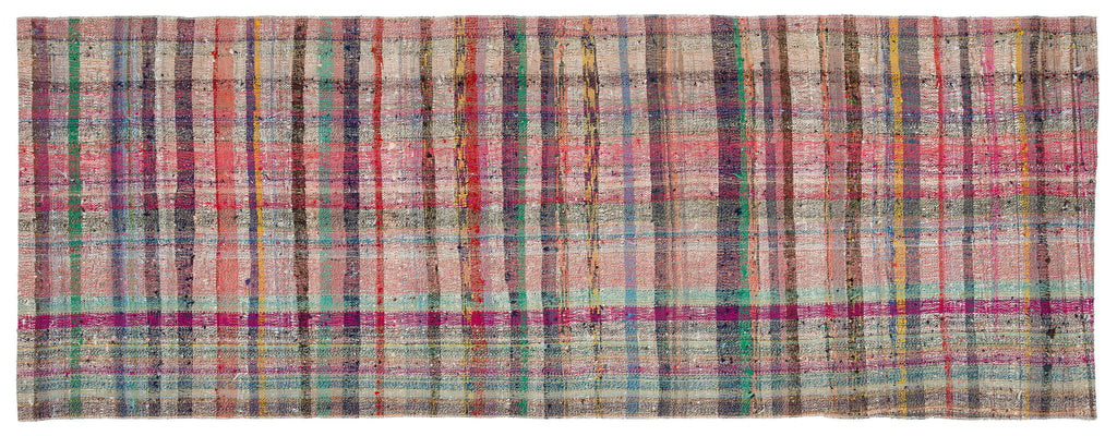 Chaput Over Dyed Kilim Rug 3'3'' x 8'11'' ft 98 x 271 cm