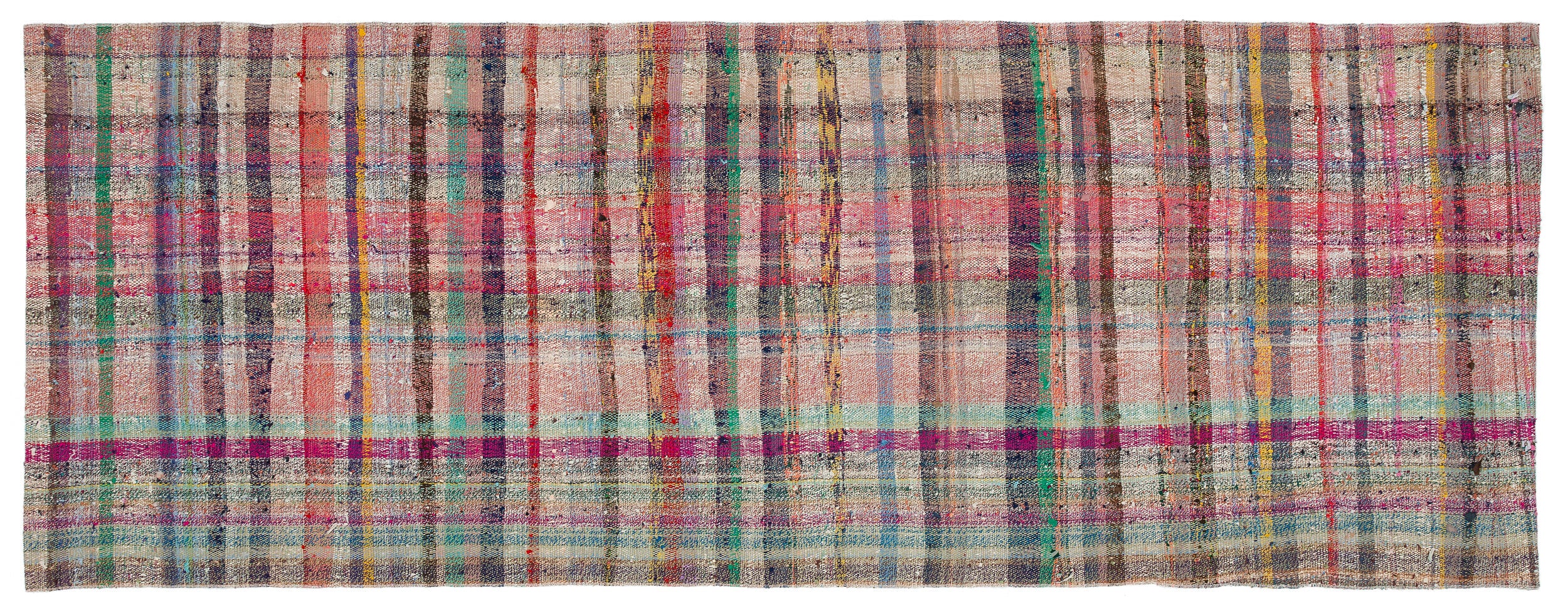 Chaput Over Dyed Kilim Rug 3'3'' x 8'11'' ft 98 x 271 cm