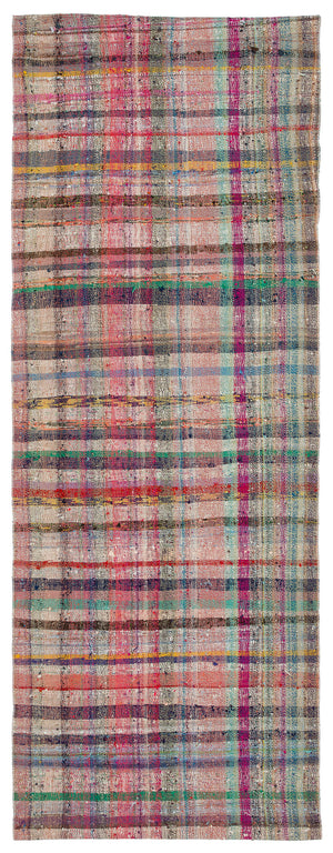 Chaput Over Dyed Kilim Rug 3'3'' x 8'11'' ft 98 x 271 cm