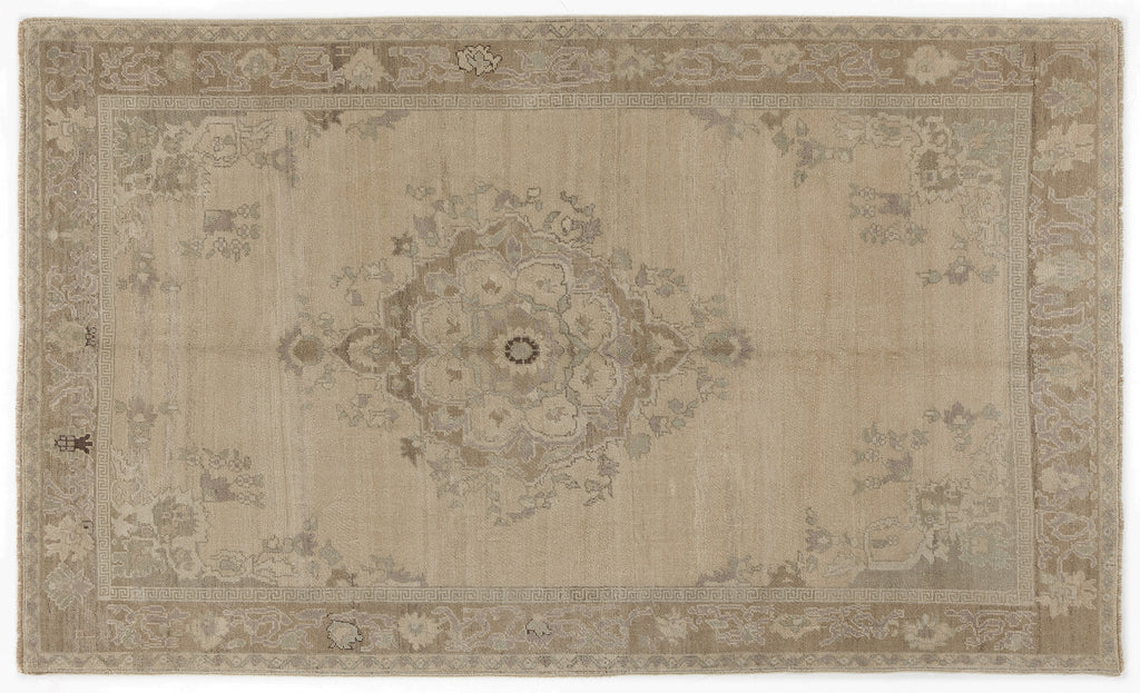 Beige Over Dyed Heritage Rug 5'5'' x 8'10'' ft 165 x 270 cm