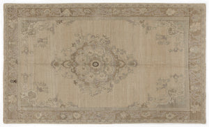 Beige Over Dyed Heritage Rug 5'5'' x 8'10'' ft 165 x 270 cm