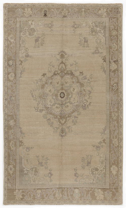 Beige Over Dyed Heritage Rug 5'5'' x 8'10'' ft 165 x 270 cm