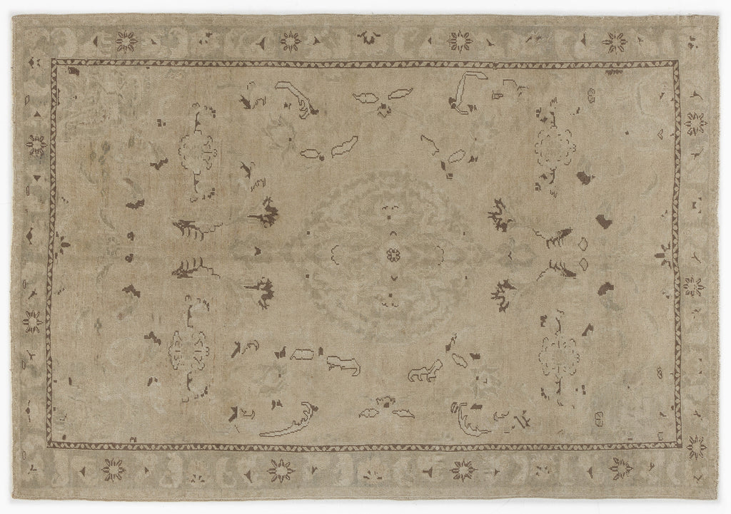 Beige Over Dyed Heritage Rug 5'7'' x 8'1'' ft 170 x 246 cm