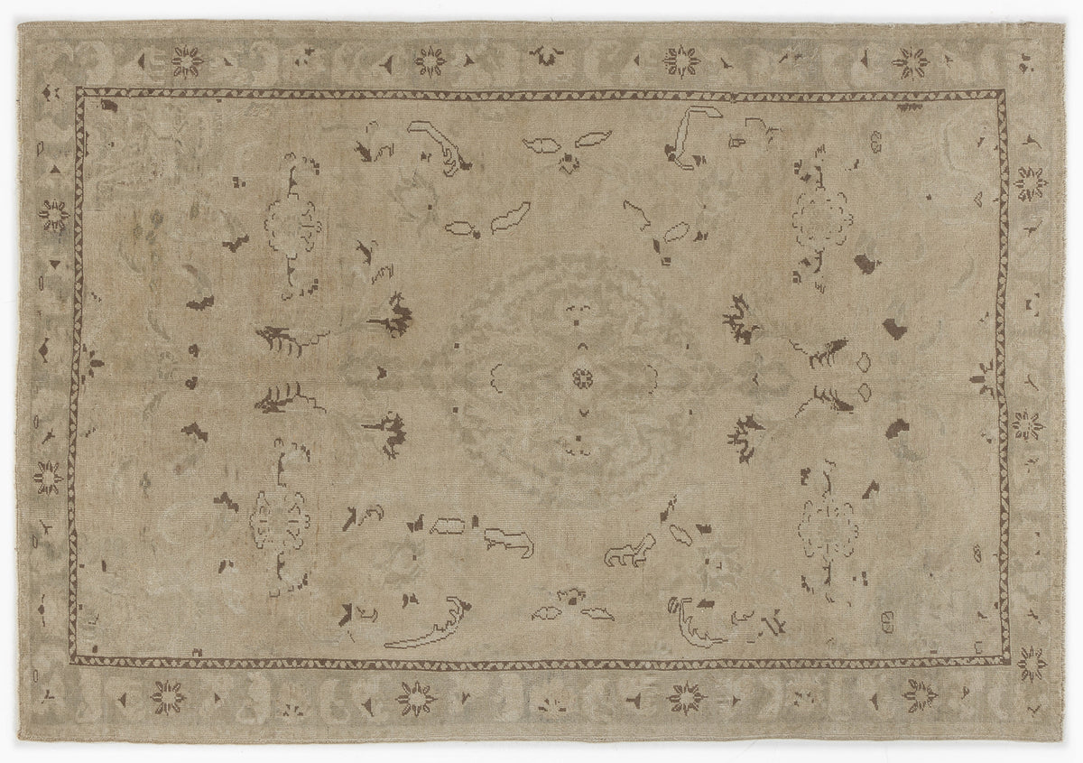 Beige Over Dyed Heritage Rug 5&#39;7&#39;&#39; x 8&#39;1&#39;&#39; ft 170 x 246 cm