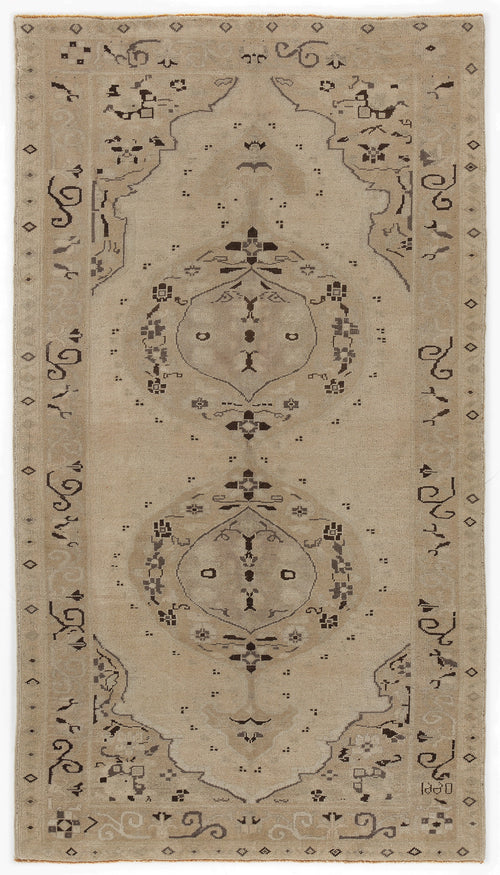 Beige Over Dyed Heritage Rug 5'3'' x 9'4'' ft 160 x 285 cm