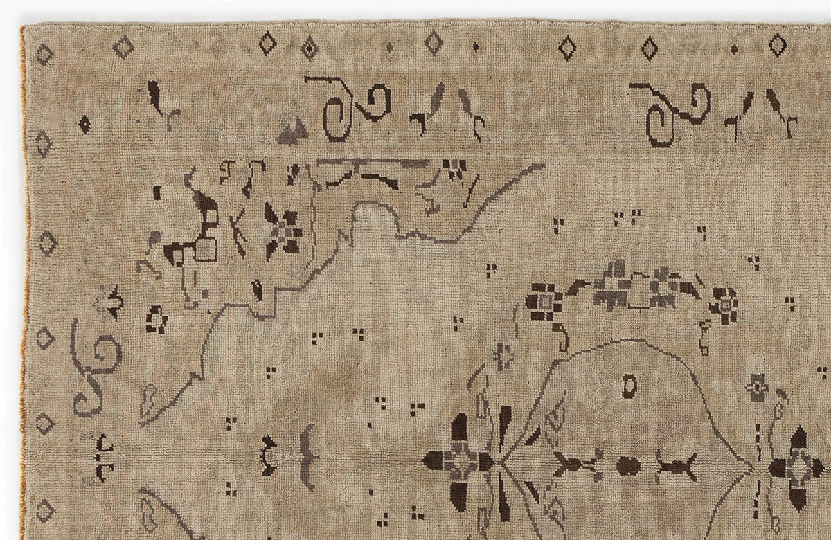 Beige Over Dyed Heritage Rug 5&#39;3&#39;&#39; x 9&#39;4&#39;&#39; ft 160 x 285 cm