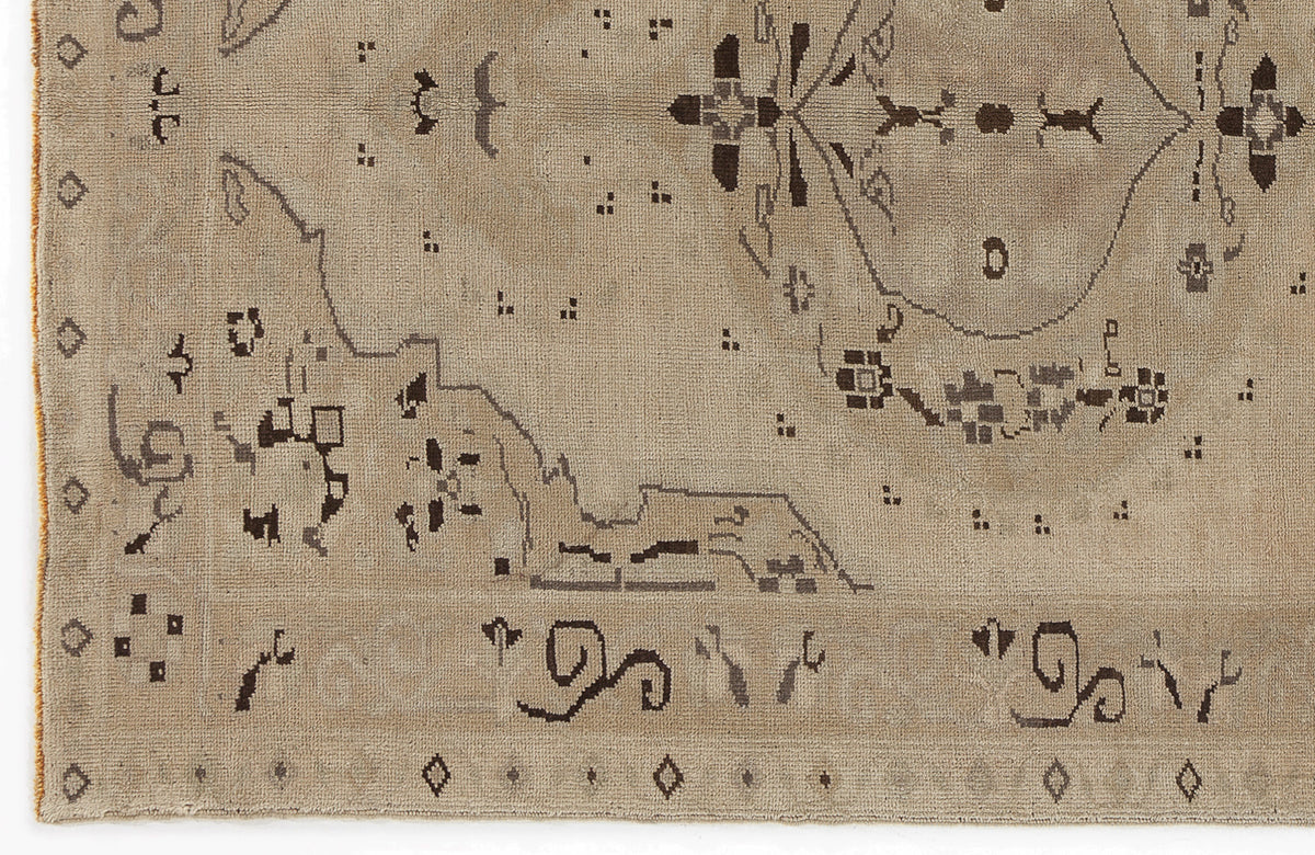 Beige Over Dyed Heritage Rug 5&#39;3&#39;&#39; x 9&#39;4&#39;&#39; ft 160 x 285 cm