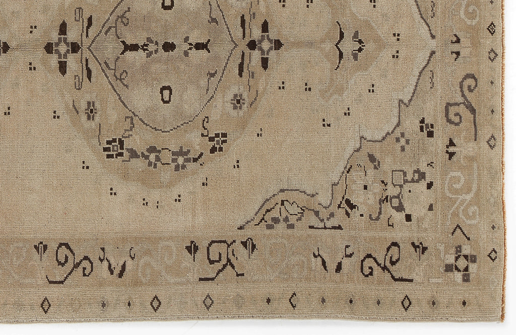 Beige Over Dyed Heritage Rug 5'3'' x 9'4'' ft 160 x 285 cm