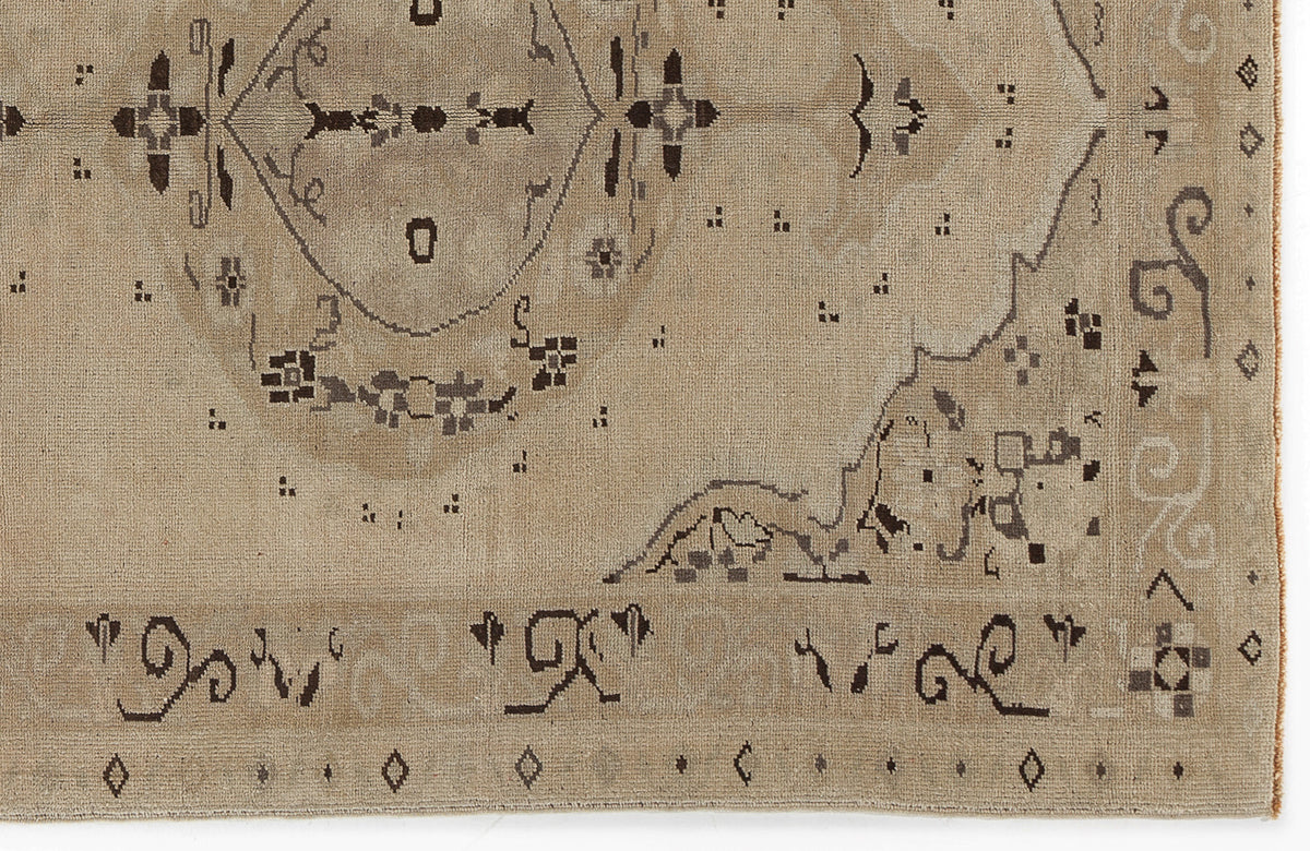 Beige Over Dyed Heritage Rug 5&#39;3&#39;&#39; x 9&#39;4&#39;&#39; ft 160 x 285 cm