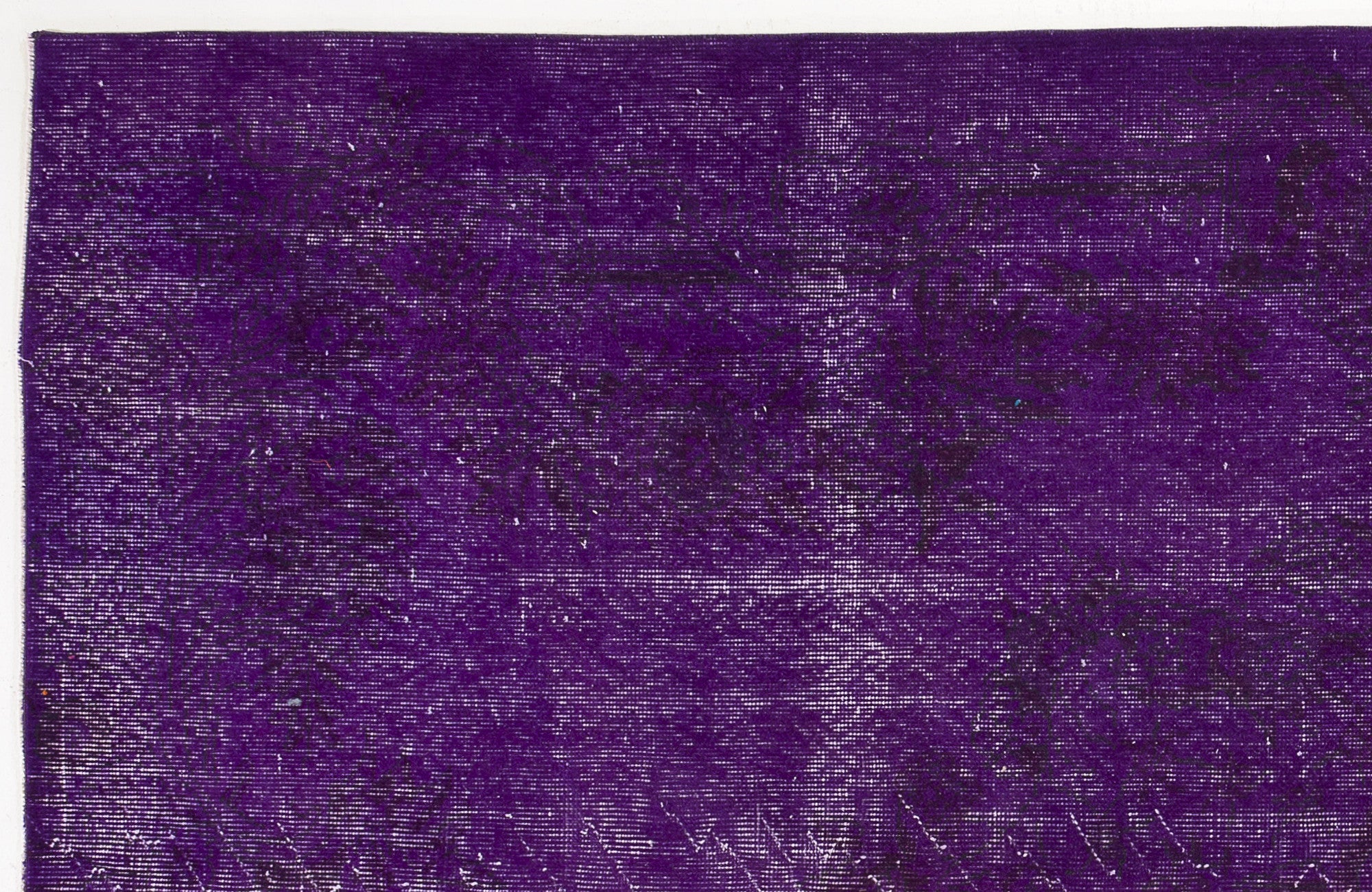Purple Over Dyed Vintage Rug 5'10'' x 9'5'' ft 178 x 286 cm