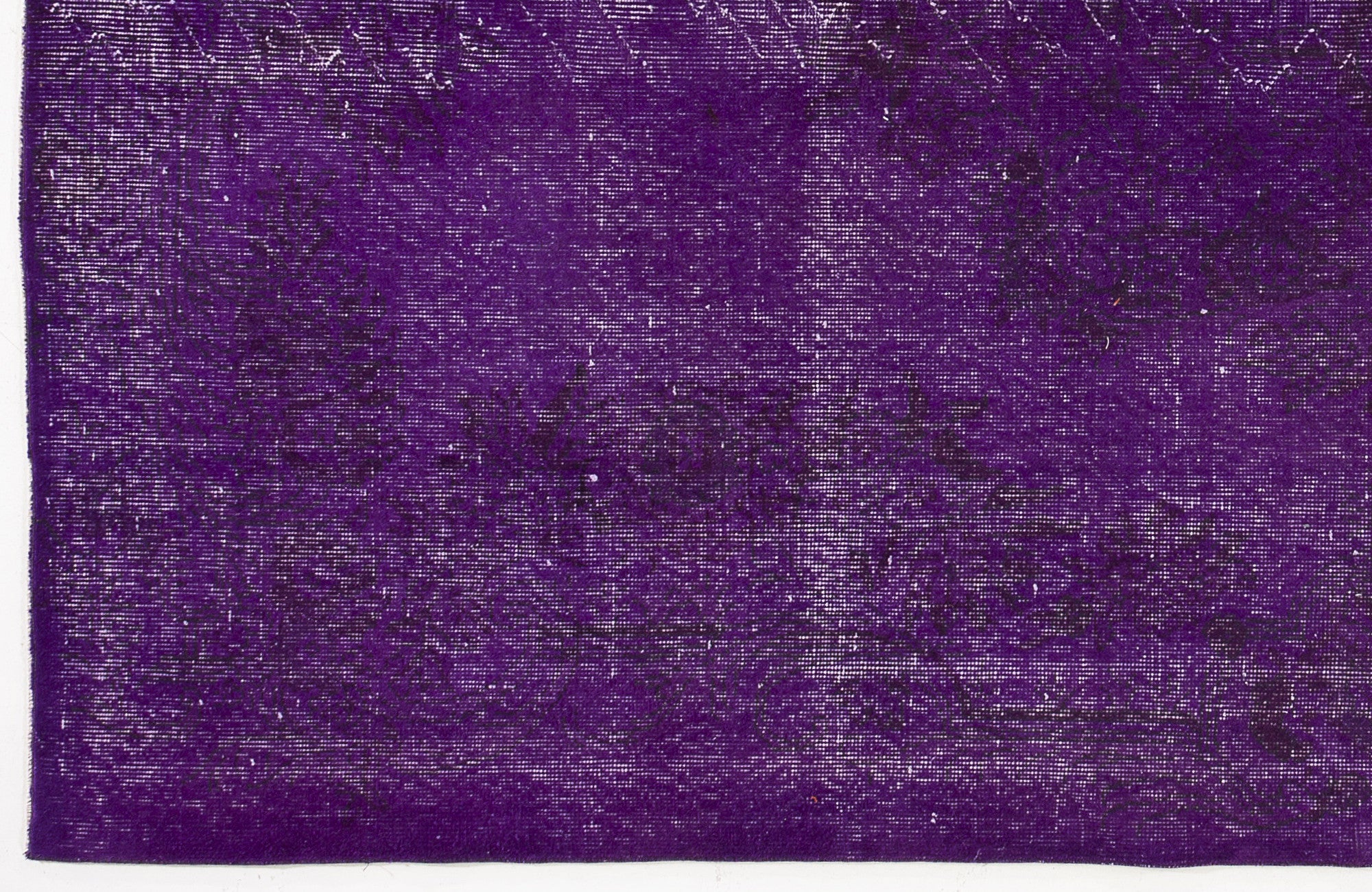Purple Over Dyed Vintage Rug 5'10'' x 9'5'' ft 178 x 286 cm