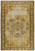 Yellow Over Dyed Vintage Rug 5'10'' x 8'11'' ft 178 x 271 cm