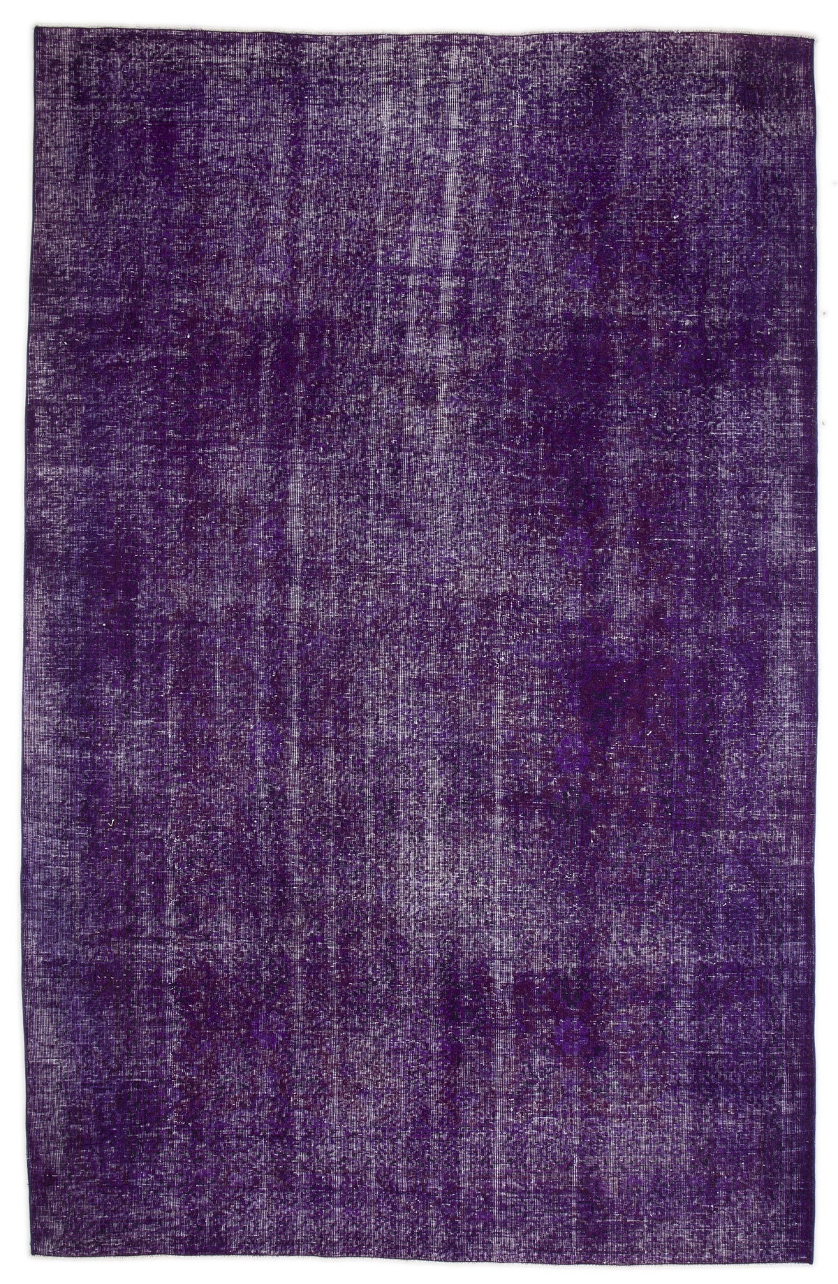 Purple Over Dyed Vintage Rug 6&#39;5&#39;&#39; x 10&#39;0&#39;&#39; ft 196 x 305 cm