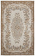 Beige Over Dyed Vintage Rug 6'1'' x 10'2'' ft 186 x 310 cm