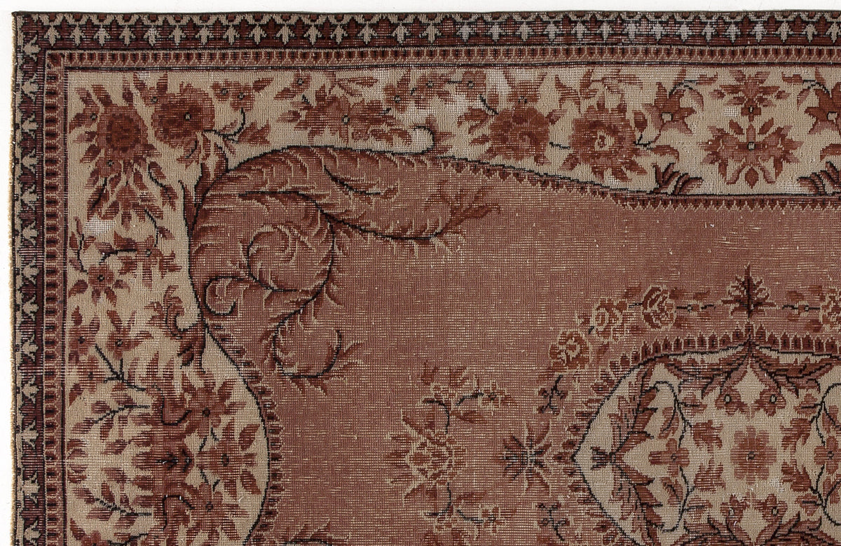 Naturel Over Dyed Vintage Rug 5&#39;3&#39;&#39; x 8&#39;5&#39;&#39; ft 160 x 257 cm