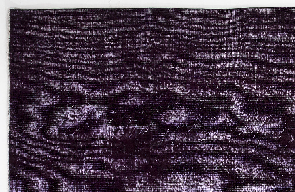 Purple Over Dyed Vintage Rug 7'3'' x 9'10'' ft 222 x 300 cm
