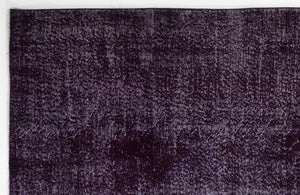Purple Over Dyed Vintage Rug 7'3'' x 9'10'' ft 222 x 300 cm