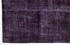 Purple Over Dyed Vintage Rug 7'3'' x 9'10'' ft 222 x 300 cm