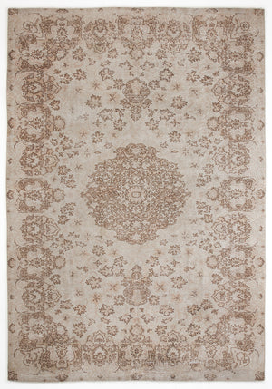 Beige Over Dyed Vintage Rug 6'9'' x 10'0'' ft 206 x 305 cm