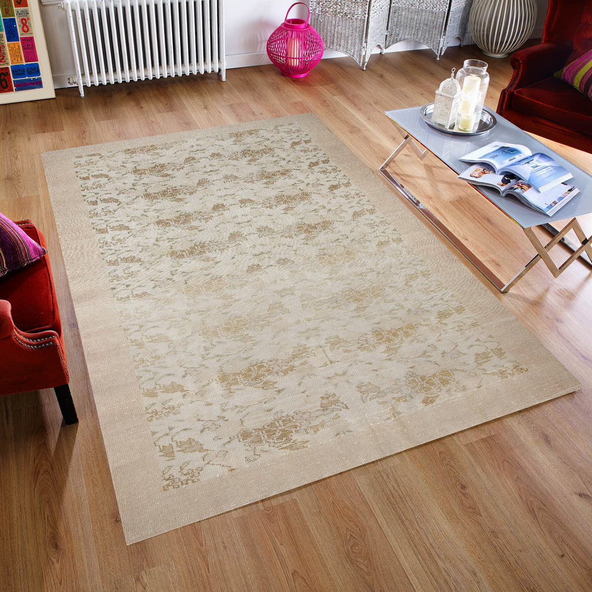 Beige Over Dyed Rug I Traditional Design Rug | Turkish Rug | Hand Weaving Rug  | Bedroom Rug | Wool Rug | Vintage Rug | Tumbled Rug  | Naturel Rug | Boho Rug I 6&#39;2&#39;&#39; x 10&#39;4&#39;&#39; ft 187 x 315 cm