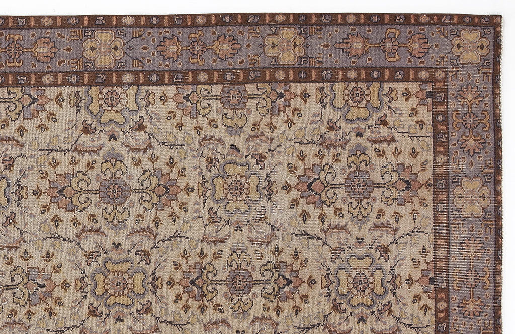 Naturel Over Dyed Vintage Rug 5'3'' x 9'5'' ft 160 x 288 cm
