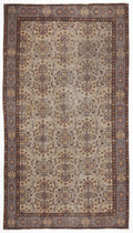 Naturel Over Dyed Vintage Rug 5'3'' x 9'5'' ft 160 x 288 cm