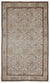 Beige Over Dyed Vintage Rug 4'12'' x 8'6'' ft 152 x 258 cm
