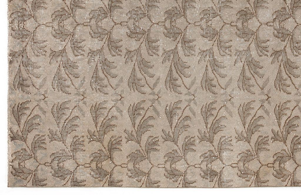 Beige Over Dyed Vintage Rug 4'10'' x 8'4'' ft 148 x 253 cm