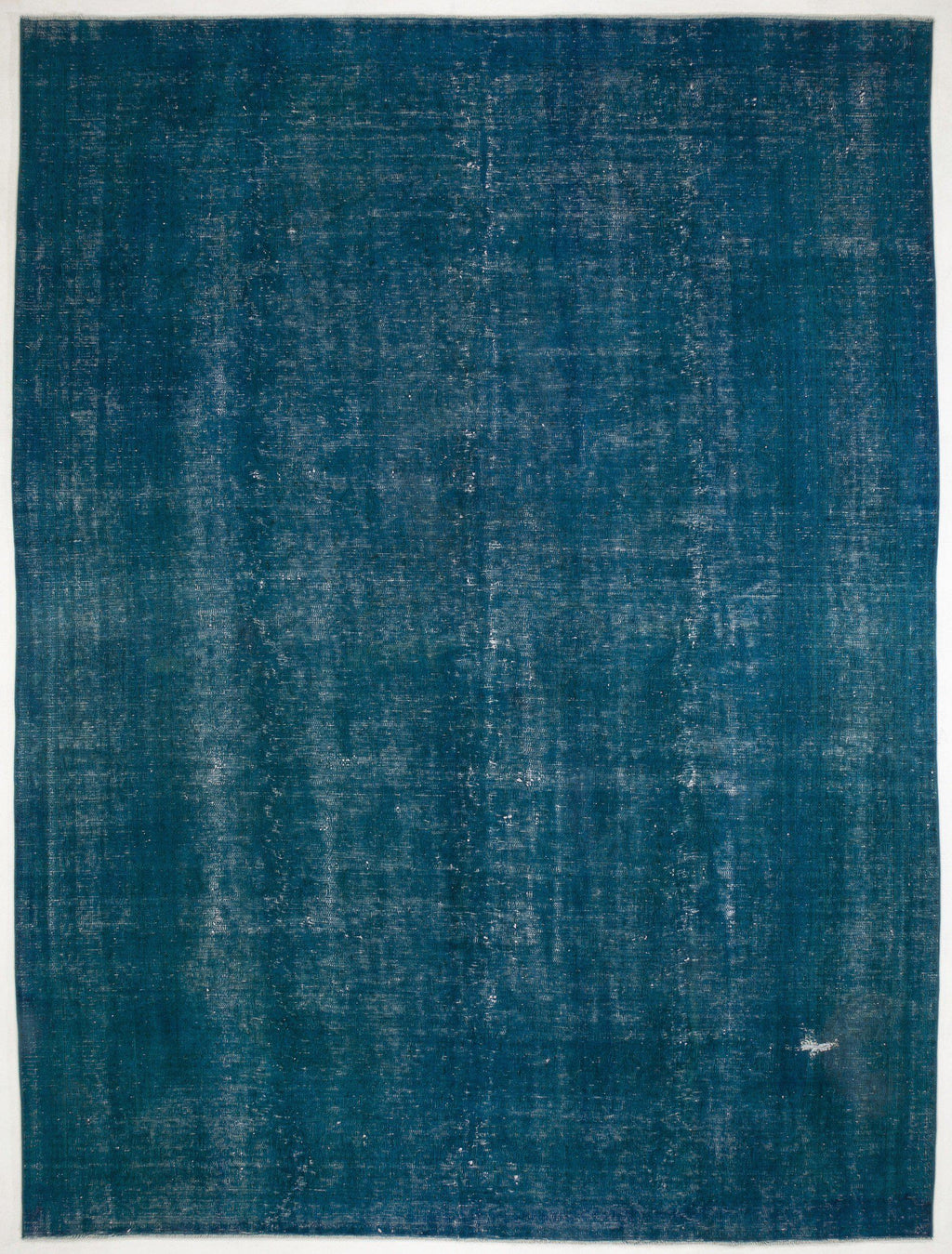 Turquoise  Over Dyed Vintage XLarge Rug 9'3'' x 12'6'' ft 282 x 380 cm