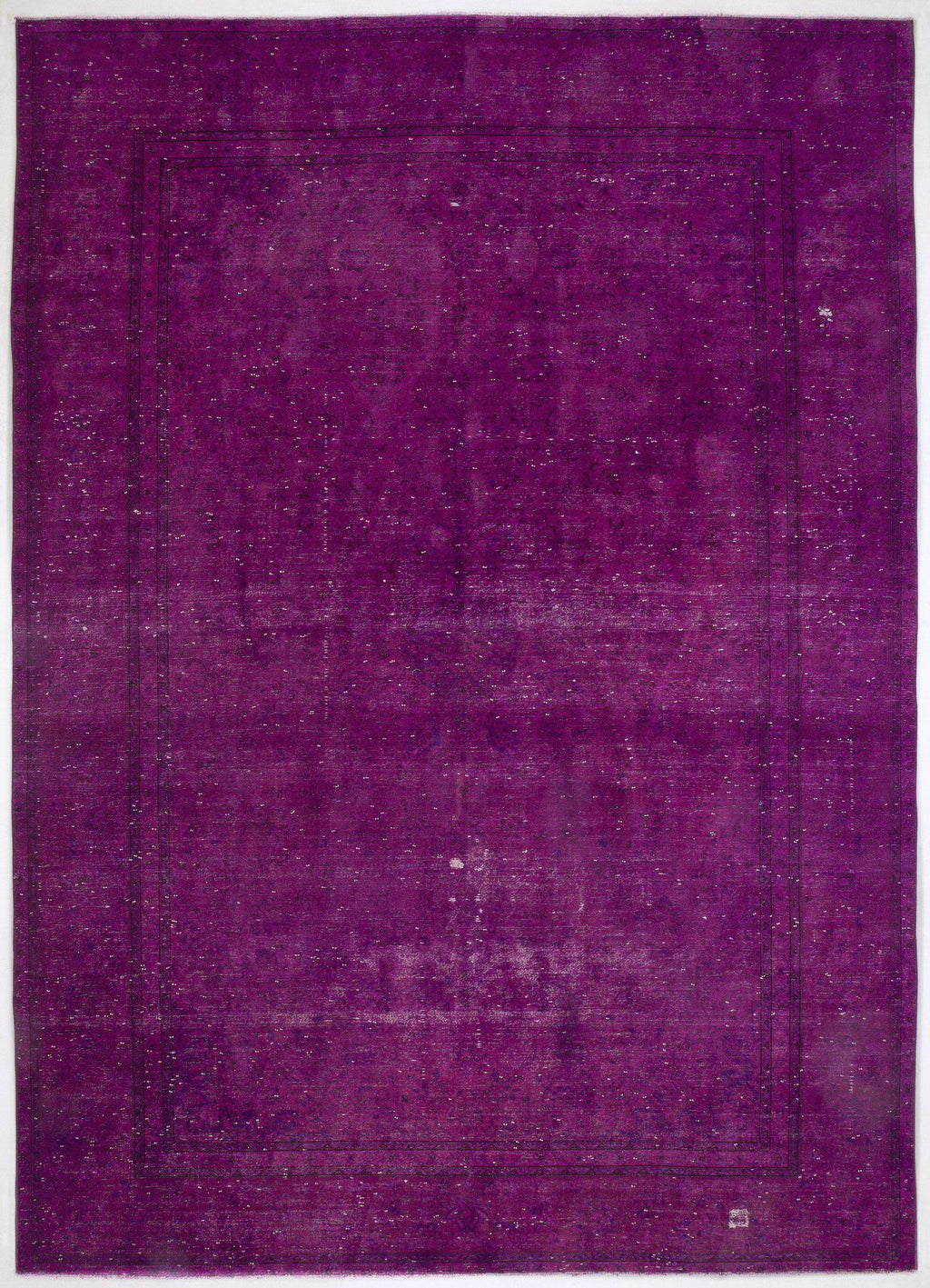 Fuchsia Over Dyed Vintage XLarge Rug 9'2'' x 12'10'' ft 280 x 390 cm