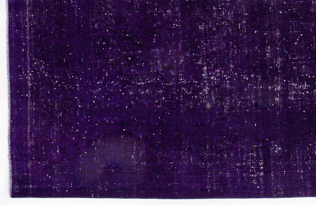 Purple Over Dyed Vintage XLarge Rug 9&#39;0&#39;&#39; x 12&#39;5&#39;&#39; ft 275 x 379 cm