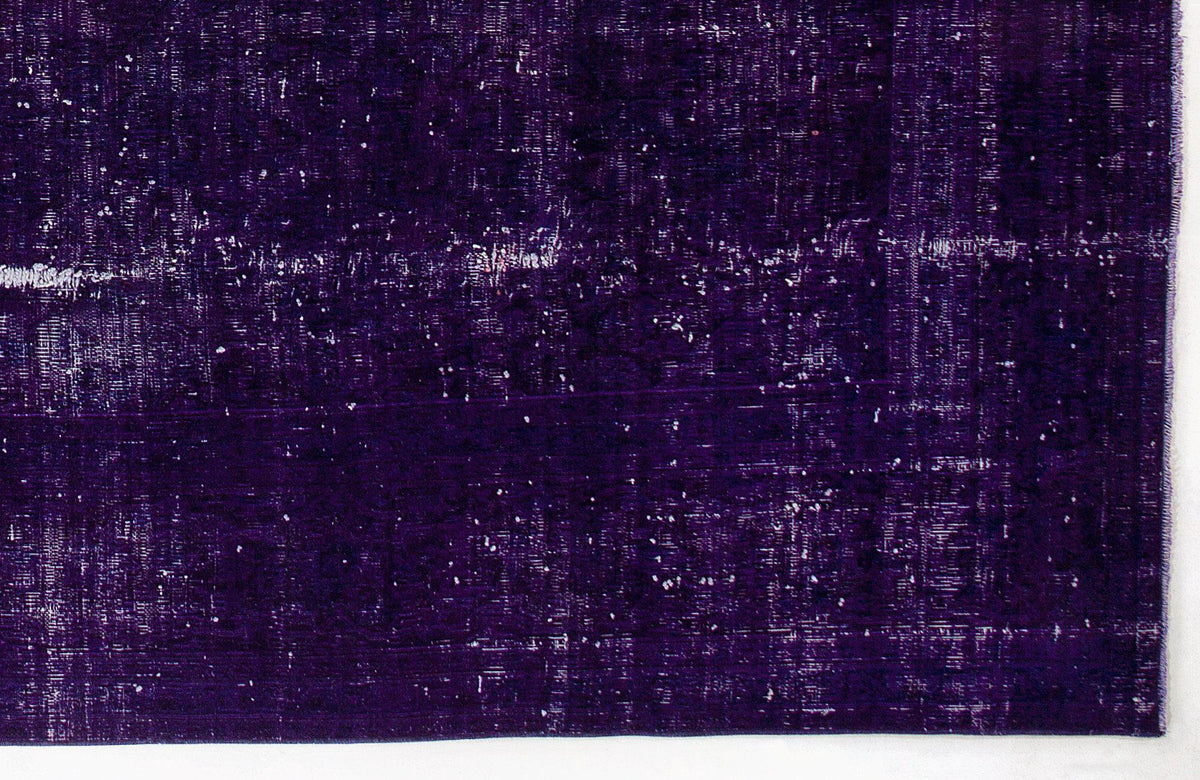 Purple Over Dyed Vintage XLarge Rug 9&#39;0&#39;&#39; x 12&#39;5&#39;&#39; ft 275 x 379 cm