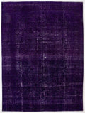 Purple Over Dyed Vintage XLarge Rug 9'0'' x 12'5'' ft 275 x 379 cm