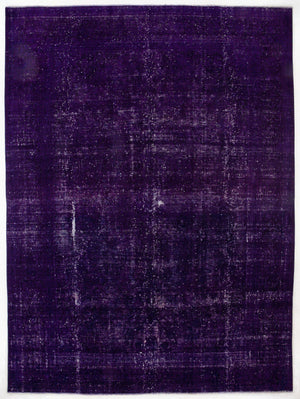 Purple Over Dyed Vintage XLarge Rug 9'0'' x 12'5'' ft 275 x 379 cm