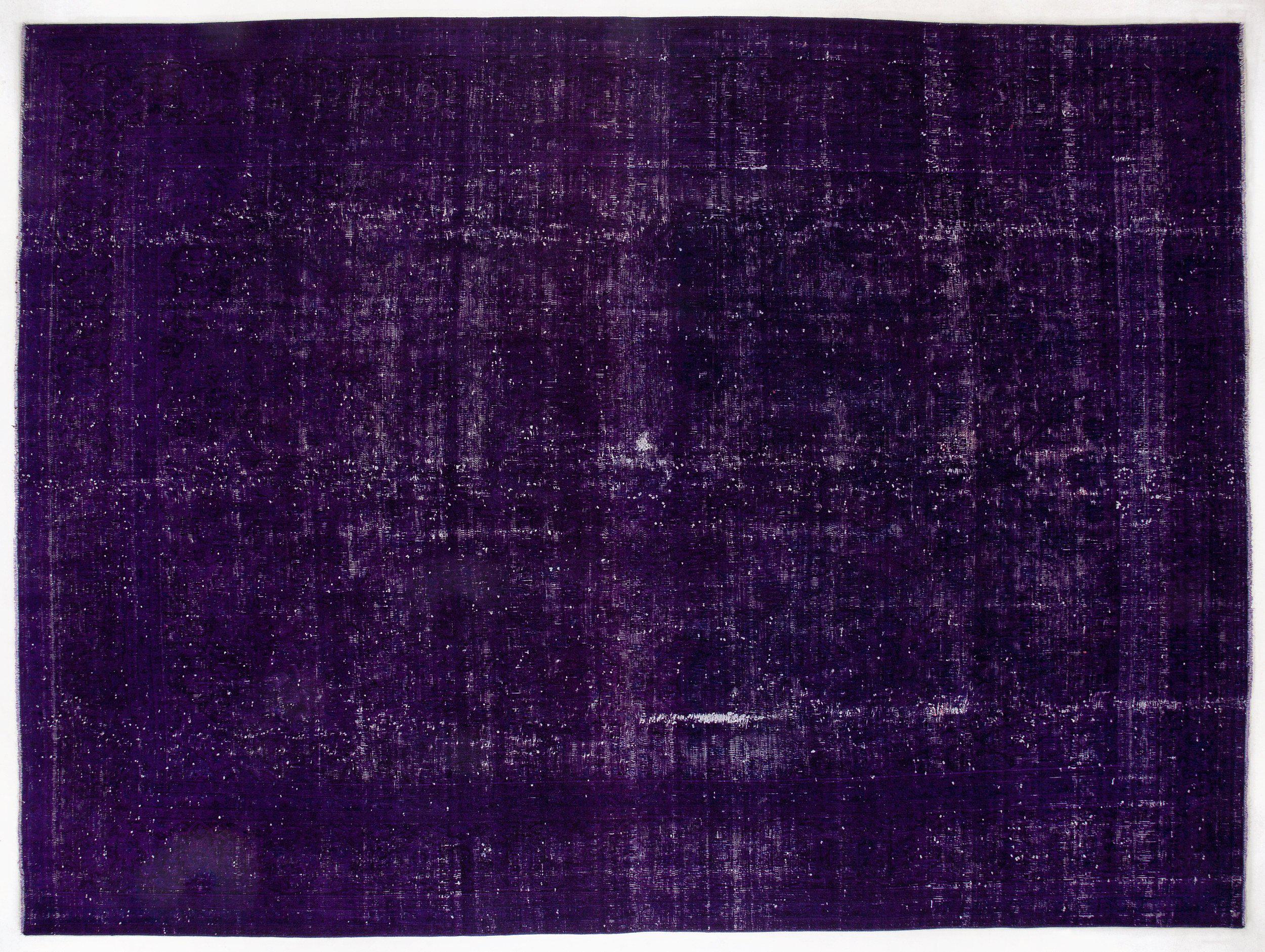 Purple Over Dyed Vintage XLarge Rug 9'0'' x 12'5'' ft 275 x 379 cm