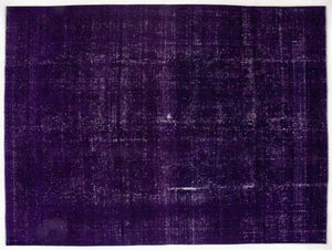Purple Over Dyed Vintage XLarge Rug 9'0'' x 12'5'' ft 275 x 379 cm