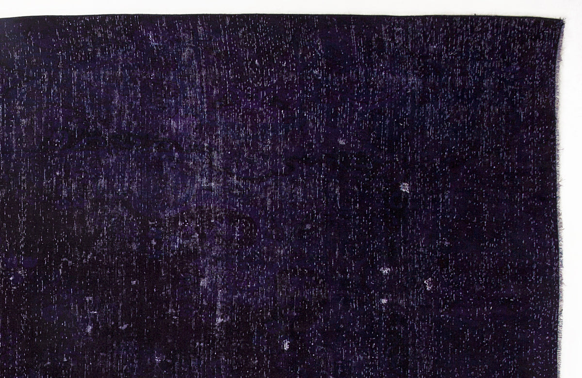 Purple Over Dyed Vintage XLarge Rug 9&#39;6&#39;&#39; x 9&#39;10&#39;&#39; ft 290 x 300 cm
