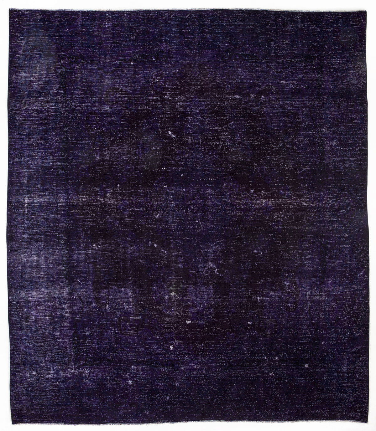 Purple Over Dyed Vintage XLarge Rug 9&#39;6&#39;&#39; x 9&#39;10&#39;&#39; ft 290 x 300 cm